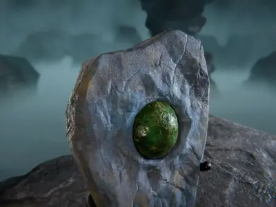 Ancient Artifact 9 Low-poly 3D model