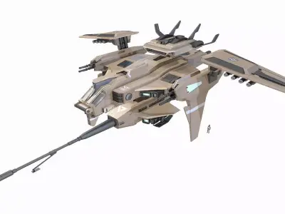 AIRCRAFT 039 CANNON TYPE 3D model