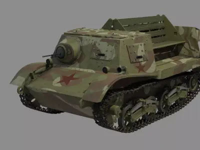 T20  Komsomolets  realistic scale 3D model