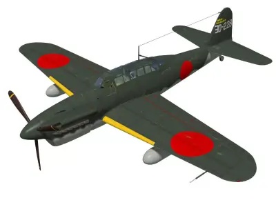 Kugisyo D4Y2S Suisei Type12Bo Judy 3D model