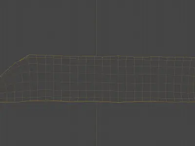 Scanned coniferous firewood Low-poly 3D model