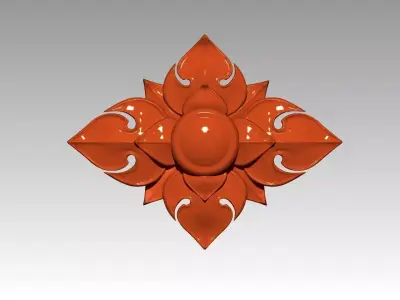 Kbach Chakachan Kbach Khmer 3D model