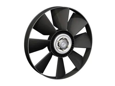 Engine cooling fan 3D model