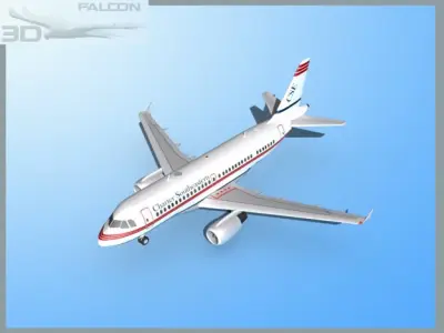 Falcon3D A319 Charter Southeastern 3D model