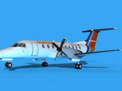 Embraer EMB120 Transcarga Venezuela 3D model