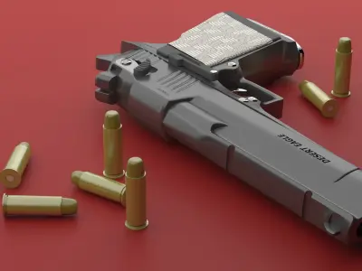 Desert Eagle - Pistol - Tabanca 3D model