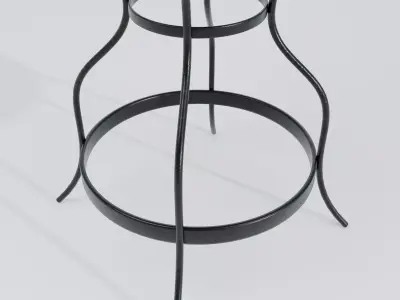 Modern Wooden Dining Table  Elegant and Durable Design Free low-poly 3D model
