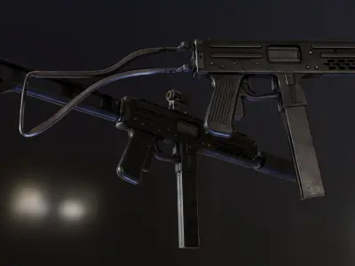 Franchi LF-57 Low-poly 3D model