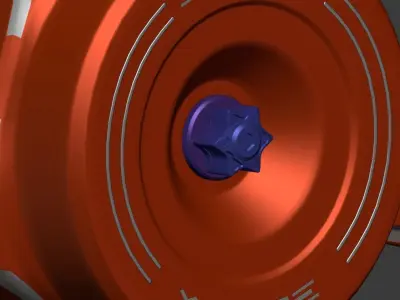 Rims X-Mode Low-poly 3D model