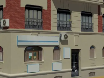 Building apartment - apartment 3D model