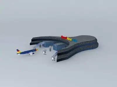 Royal Airways Sydney Hub Free 3D model