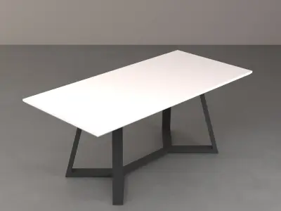 DINNER TABLE - BALASAGUN GOKA DINNER TABLE Free 3D model