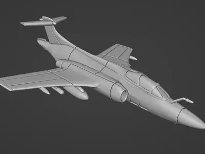 Blackburn Buccaneer S2B 3D print model