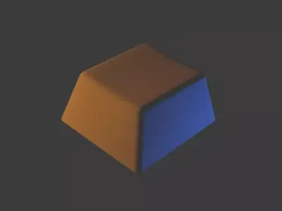 Clean keycap button Free 3D model