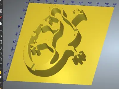 LIZARD ASHTRAY Free 3D print model