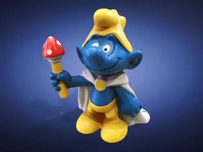 Smurf King 3D model