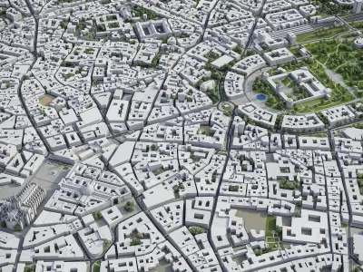 Milan Low-poly 3D model