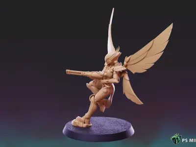 Galaxy Elves - Male Vengeful Wasps Pose 3 3D print model