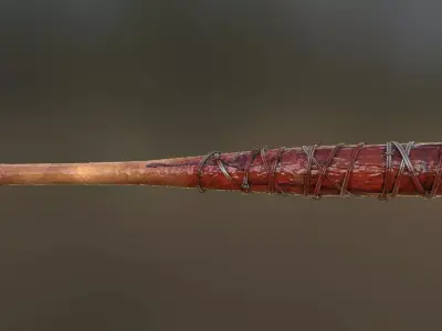 Lucille Baseball Bat 3D model