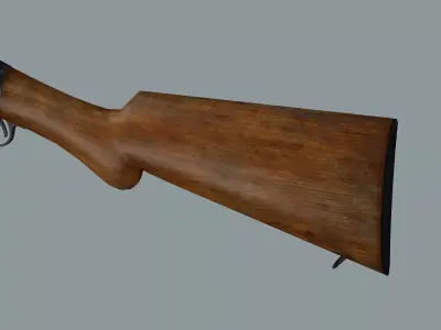 Winchester Model 1897 Low-Poly 3D Model Low-poly 3D model purchase