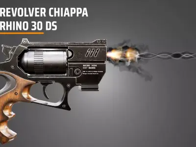 Revolver Chiappa Rhino 30 DS 3D model