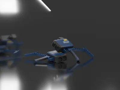 TrueSpeed Lasergerpistole Low-poly 3D model