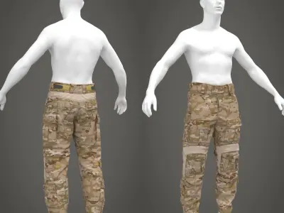 Crye Precision G3 Combat Pants - Marvelous 3D model