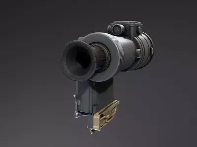 1PN51 Night Scope Low-poly 3D model