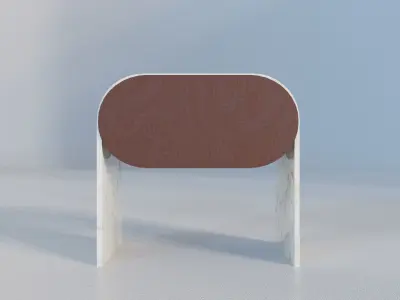 bedside minimlaist  Free low-poly 3D model