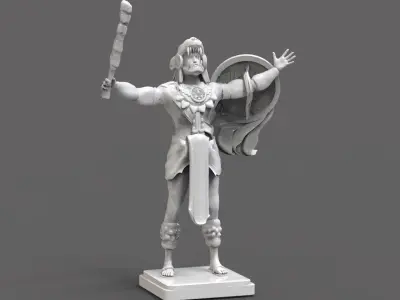 Jaguar Warrior 3D print model