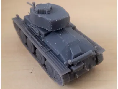 Panzer 38t Ausf G - miniatures tabletop scenery 3D print model