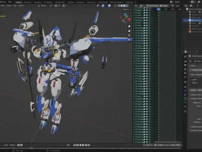 XS04 - Original Mecha Design 3D model