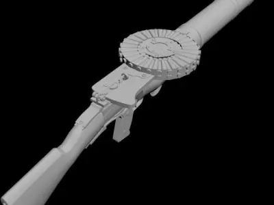 Lewis Gun 01 3D model