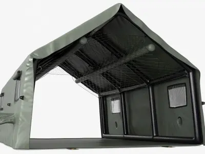 Military Emergency Medical Tent 3D model