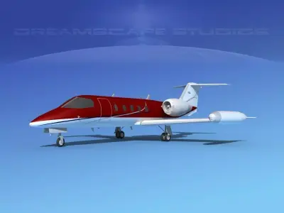 Gates Learjet 35 V03 3D model