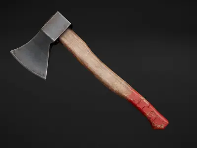 Survival Weapons and Tools Low-poly 3D model