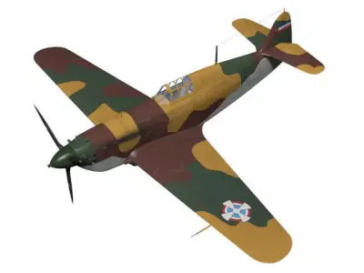 Rogozarski Ikarus IK-3 3D model