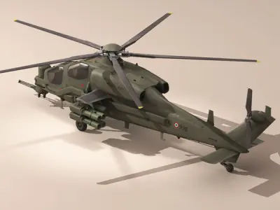 Agusta A129 Mangusta textured 3D model