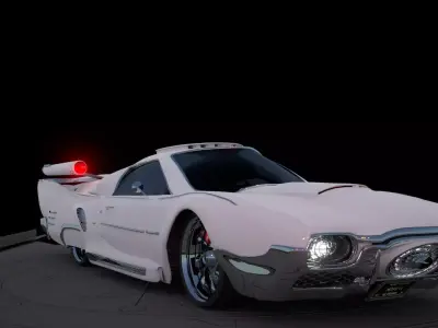 Flying scifi restomod  3D model