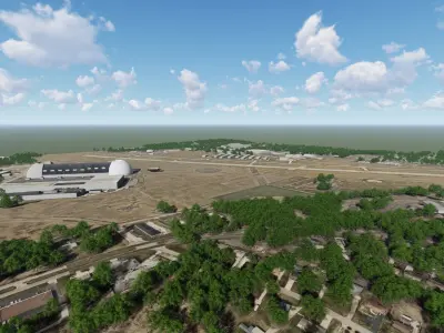 Akron Fulton International Airport 3D model