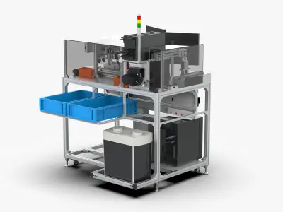 Marking Visual Inspection all-in-one Machine 3D model