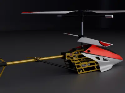 RC HELICOPTER 3D model