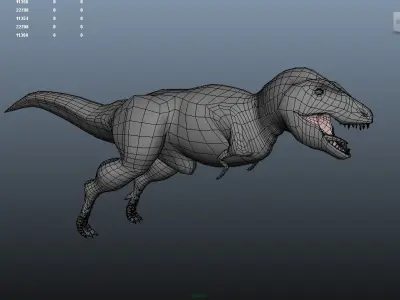 Simple Tyrannosaurus Free 3D model