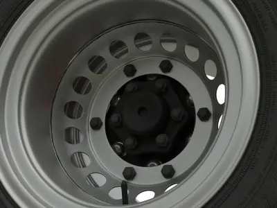 Mercedes Benz Sprinter Felgen Zwillingsbereifung 3D model