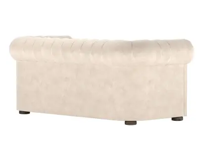 Classic Tufted Chesterfield Sofa Free 3D model