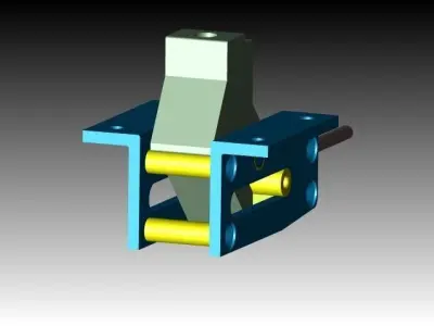 RC plane retract Free 3D model