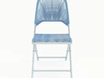 Fisher Patio Folding Chair 3D model