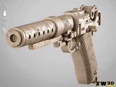 STAR WARS Jyn Erso Blaster 3D print model purchase