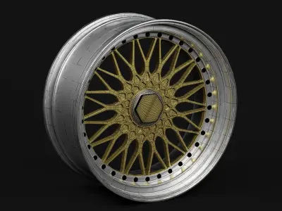 Disk BBS RS Gold 3D model