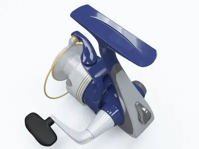 spinning reel 3D model